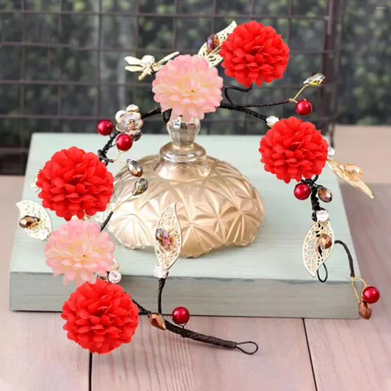 Dekorativa blommor Marigold Flower Head 50pcs Artificial DIY Simulation Ball 5x3cm Realistisk hemdekoration Silkkrans