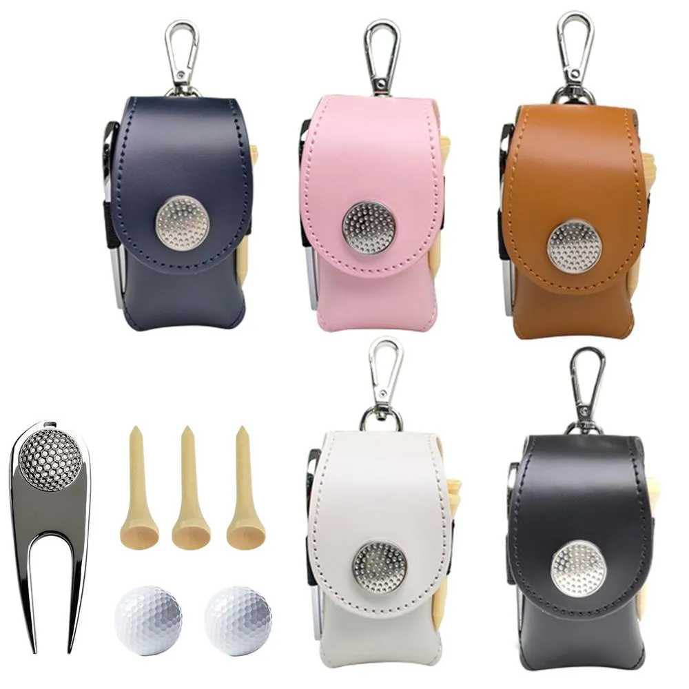 2024Waterproof Golf Mini Ball Bag, PVC Small Waist Bag with