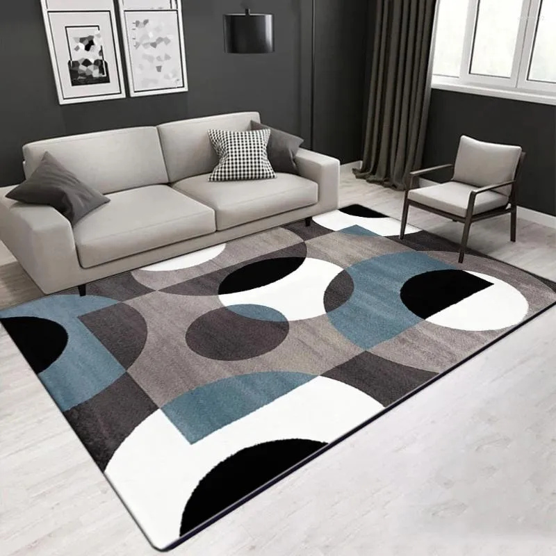 Teppiche 14129 Plüsch Teppich Wohnzimmer Dekoration flauschiger Teppich Dicke Schlafzimmer Anti-Rutschboden Weiche Lounge Teppiche fest groß groß
