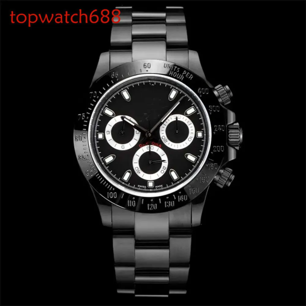 BLACED MOTRE BE LUXE WAT WODY ODPOWIEDNI 40x12.3 mm 7750 Chronograph Mechanic