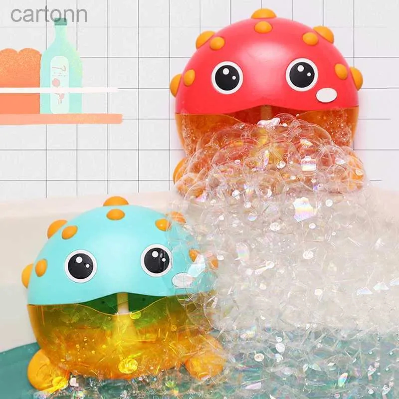 Bath Toys Baby Bath Bubble Marker Machine Shower Toy Electric Automatic with Music Cute Animals Bathroom Bathtub Bathtime Gamesfor Kids 240413