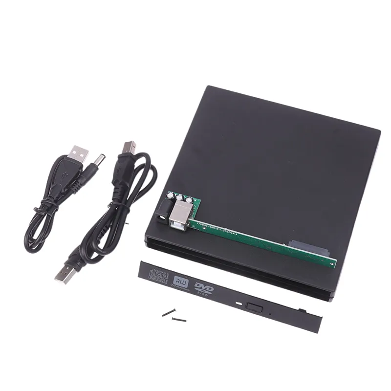2024External Slim Optical Drive Enclosure USB 2.0 CD/DVD ROM