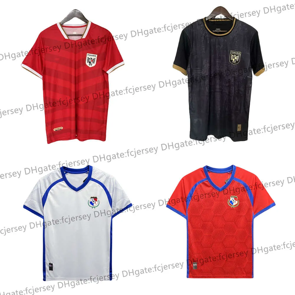 23 24 25 Panama Milli Takımı Erkek Futbol Formaları Cox Tanner Ev Kırmızı Uzak Beyaz Futbol Gömlekleri Kısa Kollu Üniformalar Maillot De Ayak Kitleri Camiseta Futbol 2024