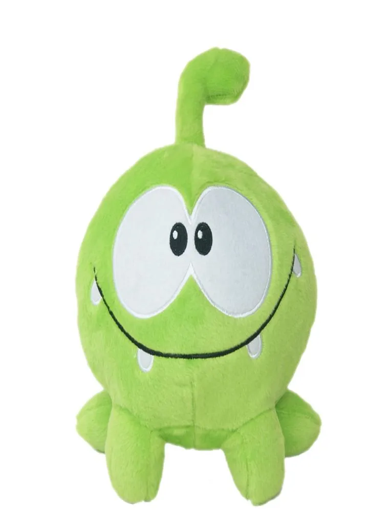 Adorável 7 polegadas 20cm om nom sanc brush brinquedos corte a corda suave figura de pelúcia boneca clássica de brinquedos para crianças presente1060980