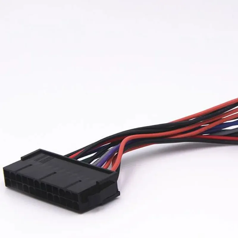 2024 voor Lenovo voor IBM Q77 B75 A75 Q75 Moederbord 18AWG Voeding Kabel Hoge kwaliteit ATX 24PIN tot 14PIN Adapter voedingskabelsnoer zeker,