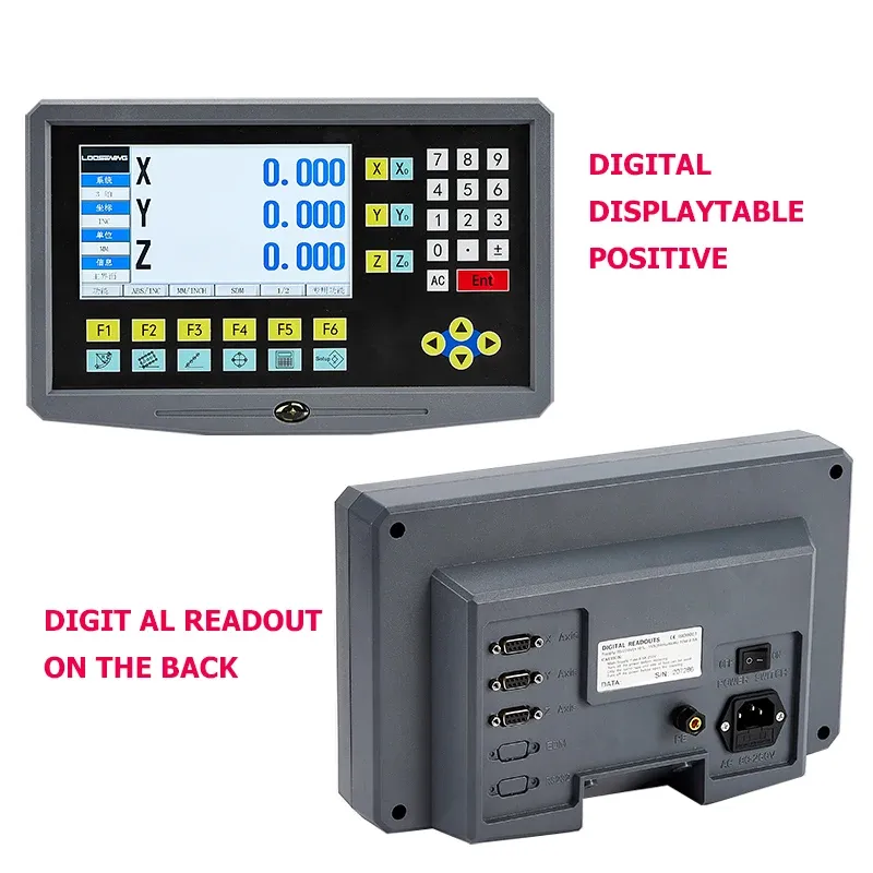 2/3 Axis Digital Display DRO Linear Scale Kit 50-1000mm For CNC Milling/Lathe