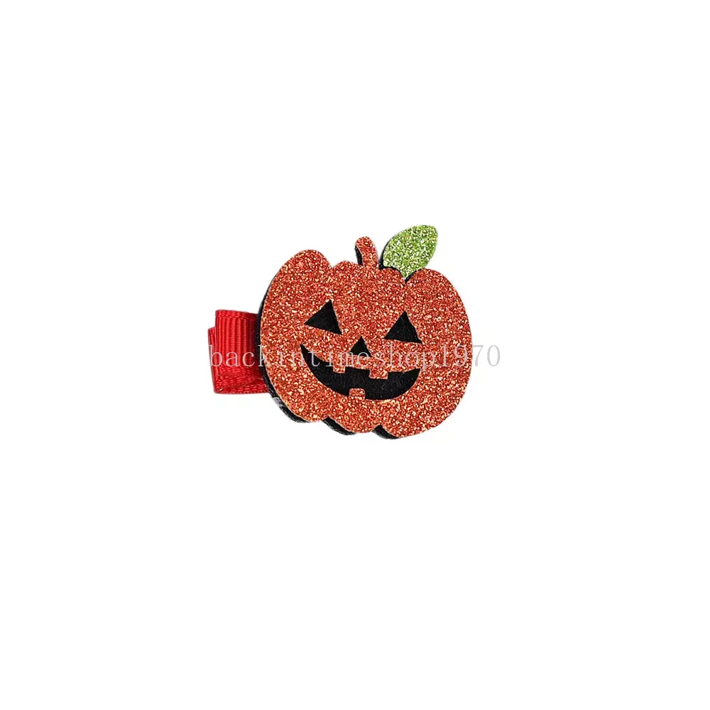 Baby Halloween Hairpins Ghost Pumpkin Barrettes for Girls Kids Pinwheel Safety Hair Clips Hair Pin Accessories