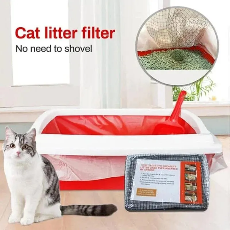 10 Reusable Cat Feces Filter Net Litter Liners Elastic Tray Box For Flushable Cat Litter With LB Shipping From Homepro19 18.34 DHgate.Com