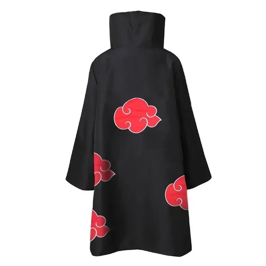Ninja Robe Designs Akatsuki Style Ninja Robe Costume Set: Cloud Design Cloak, Cape, And ...