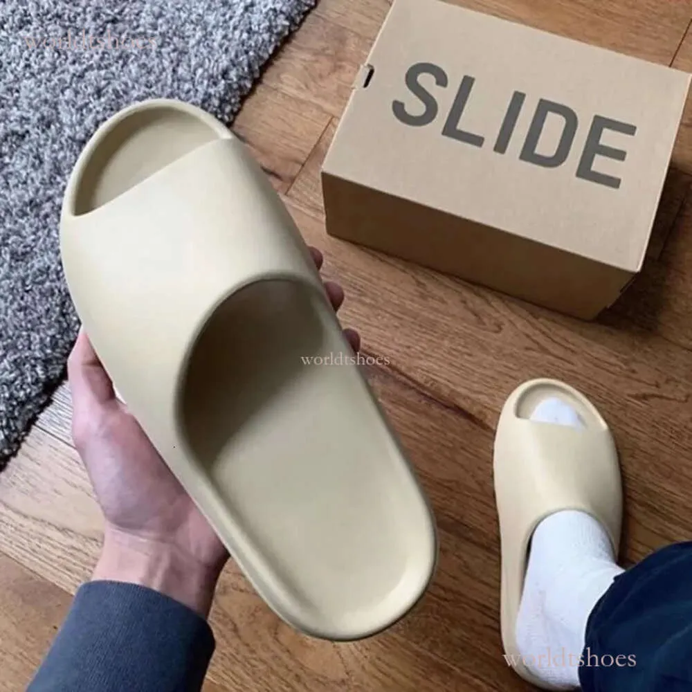 2024 Dupe Designer Slippers Schuim Slides Luxueuze schoenen Dames Men Platformontwerpers Slippels De beste dameshoens sandalen Sandalen Slijglipper met originele doos