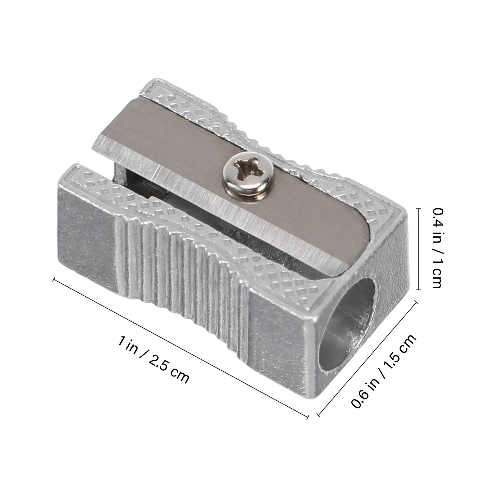 Eisen Pencil Grip 2-hole All-metal Sharpener - 2 Hole