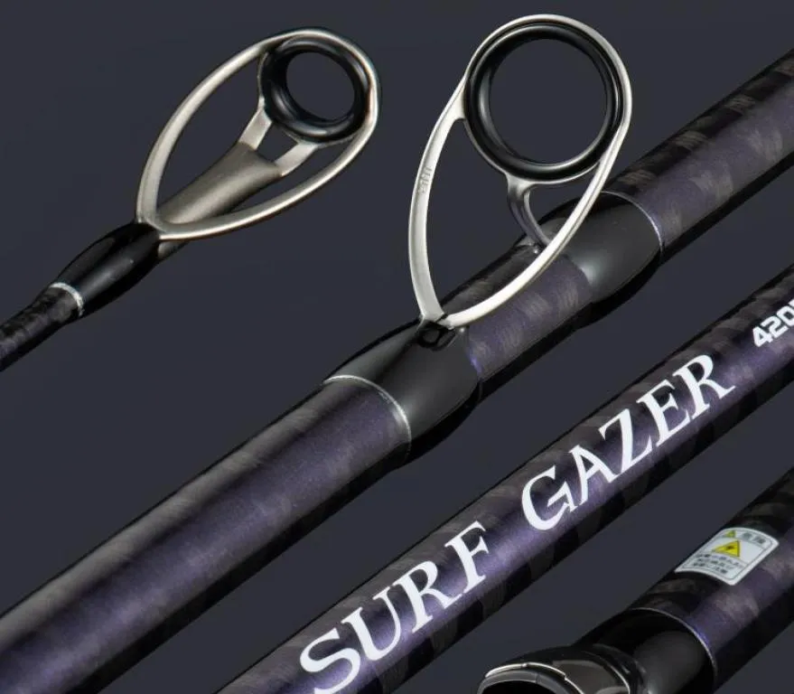 Lurekiller Brand Fuji Guides Surf Gazer Surfccasting Rod 42m 3セクションSinker 100300G BX High Carbon Long Cast Rod3257406