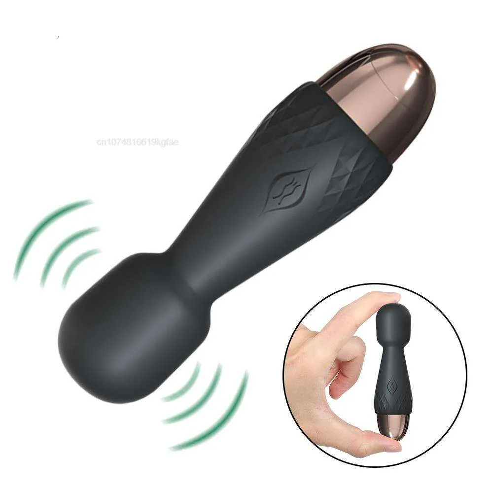 10cm Vibradores de varas mágicas curtas para mulheres estimulador de mamilo estimulador vaginal plug plug fêmea masturbadora sexy brinquedos adultos 18 plus