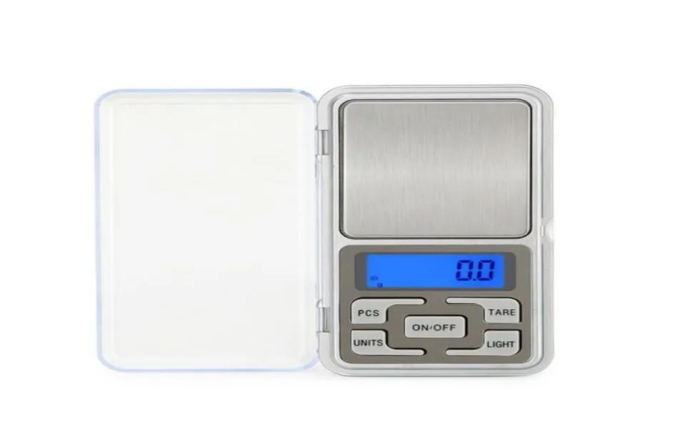 In StockMini Electronic Digital Kitchen Scale 200g500g High Precision Gold Jewelry 001g Pocket Weight Scale Gram Balance3629554