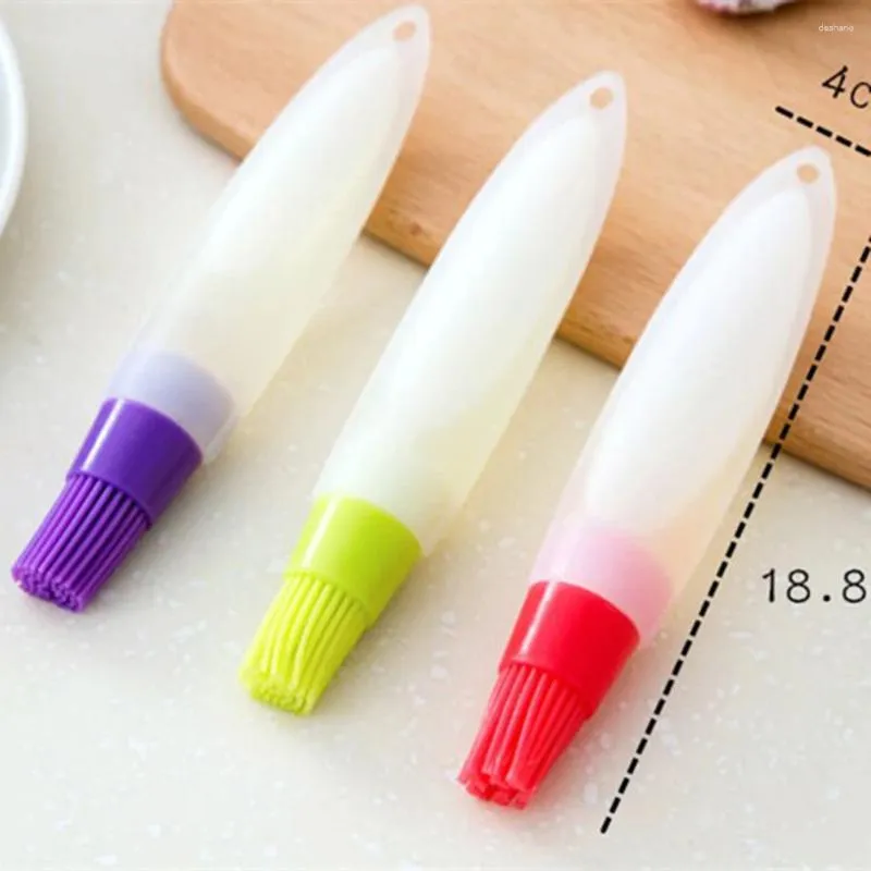 Baking Tools 1 Pc Silicone Oil Brush Brushes Liquid Pen Cake Butter Bread Pastry BBQ Utensil Safety Basting