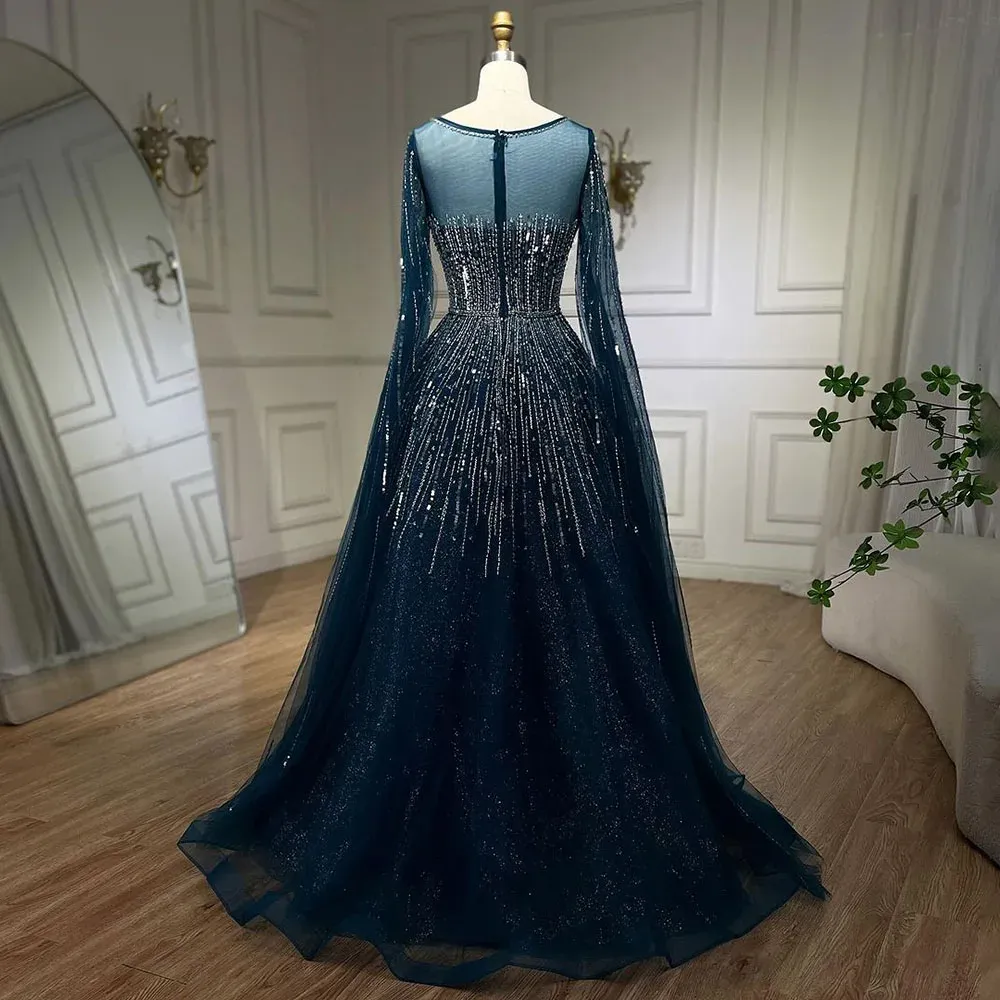 dark blue fantasy dress Alouette Maxi Dress