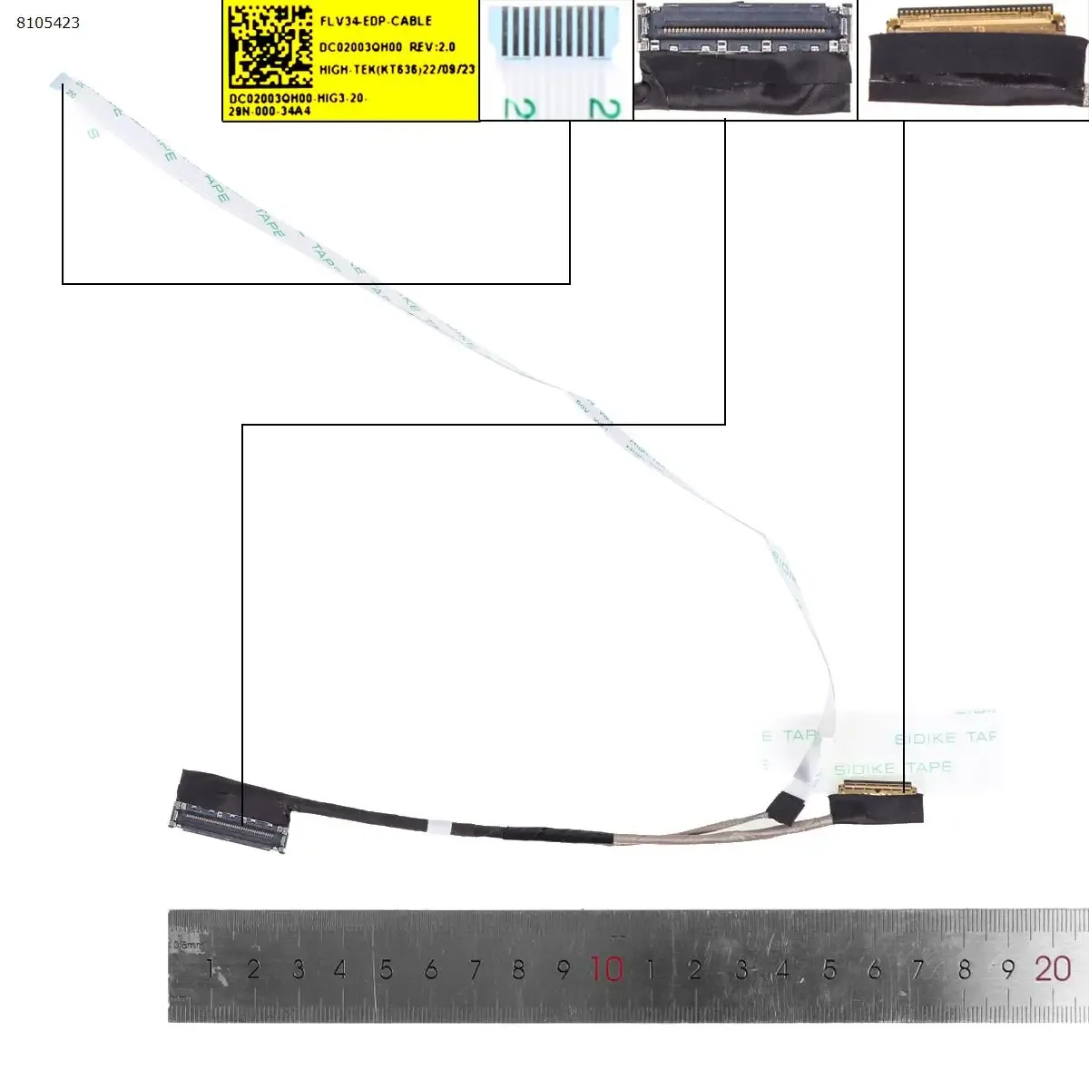 Depende do novo cabo LCD de laptop para o Lenovo ThinkBook 14 G2itl são DC02003QH00