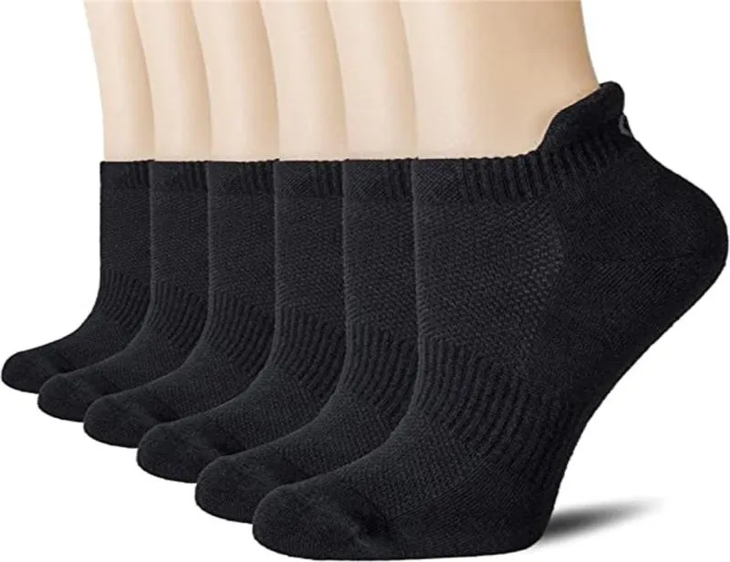 Athletic Running Socks Low Cut Sports Tab Socks for Men and Women 6 Pairs3480848