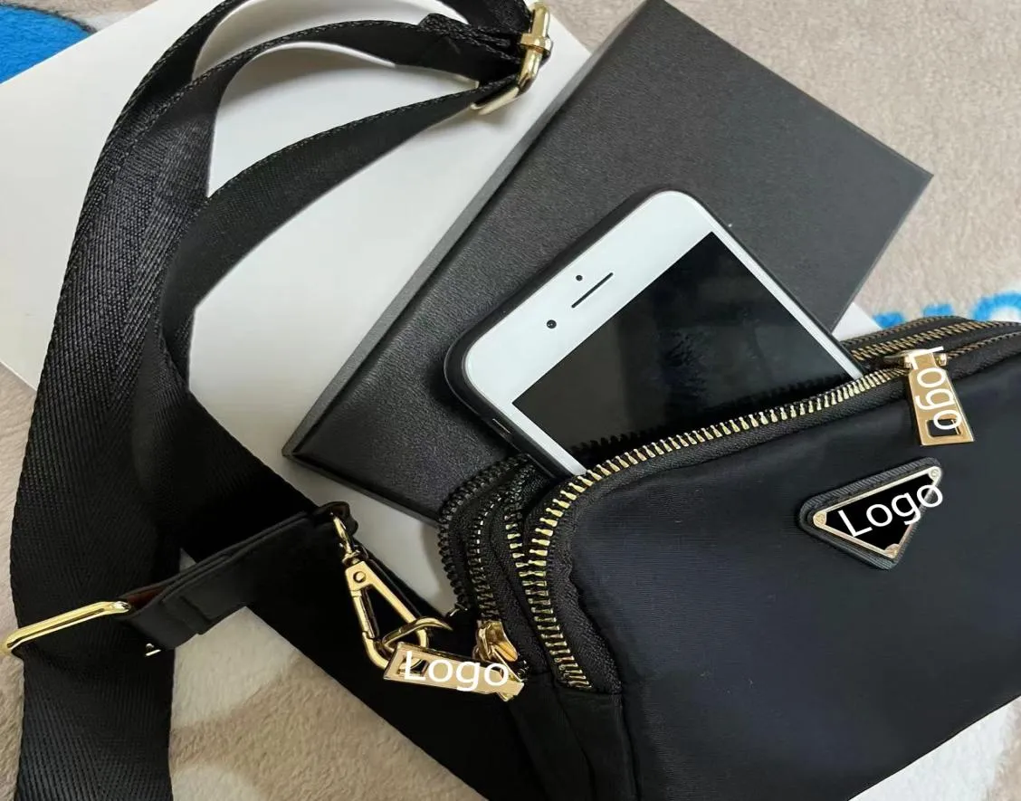 Beauty Nylon Crossbody dovrebbe designer borse custodie per iPhone 14 13 12 11 Pro Max Samsung Galaxy S21 S22 Plus Ultra Luxury Handbags8606785