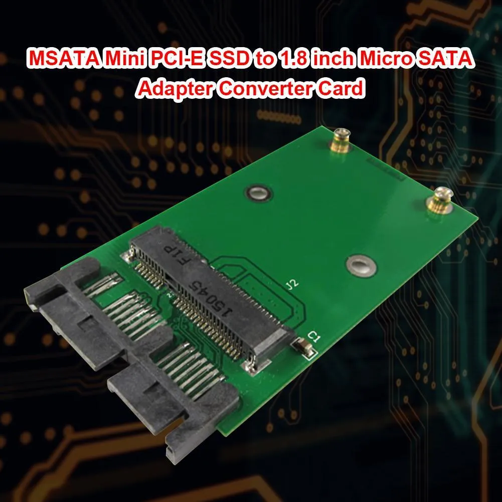 JSER Adaptateur MSATA Vers Mini PCI-e SATA Pour Asus Eee PC 1000 900 901