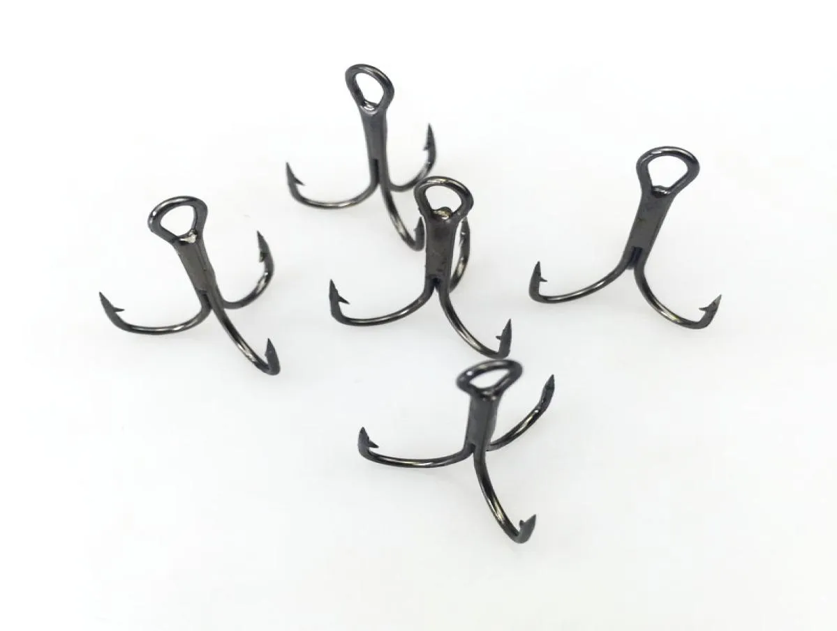 50pcs 3 5 High Carbon Steel Fishing Hooks Durable Jig Treble Hooks With Hole Carp Fishing Tackle8118665