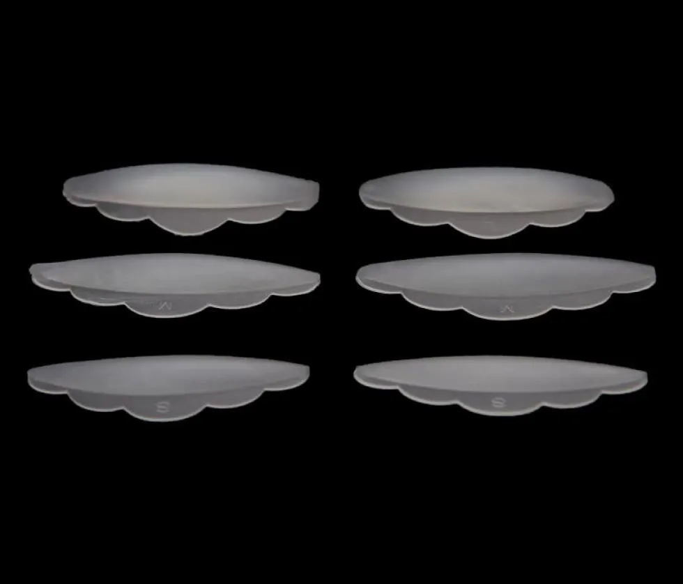 Curladores de elevación de elevación de pestañas de 6 piezas Curl Silicona Eyectores de extensión de las pestañas Pads4108153