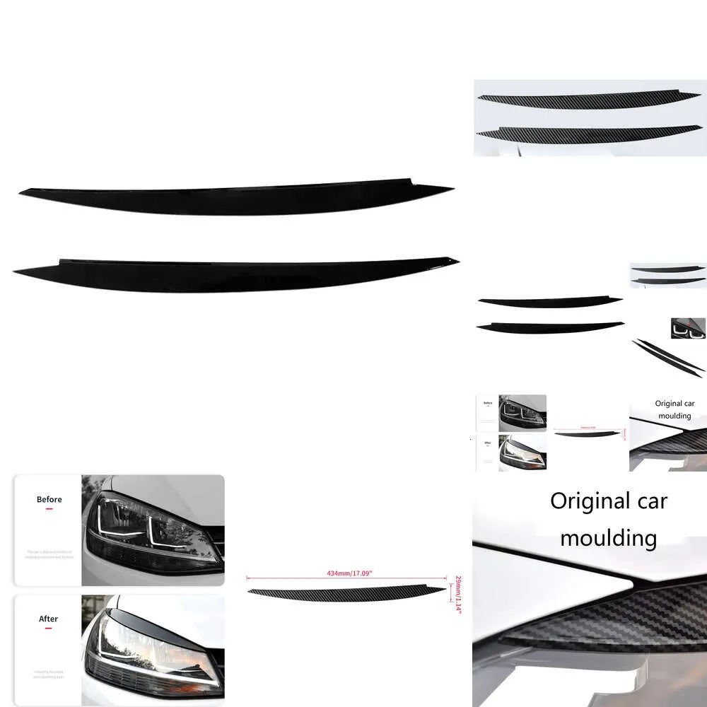 Neuwagen-Scheinwerfer-Scheinwerfer-Scheinwerferabdeckung Außenschutzaufkleber für Golf 7 2014-2020 geeignet