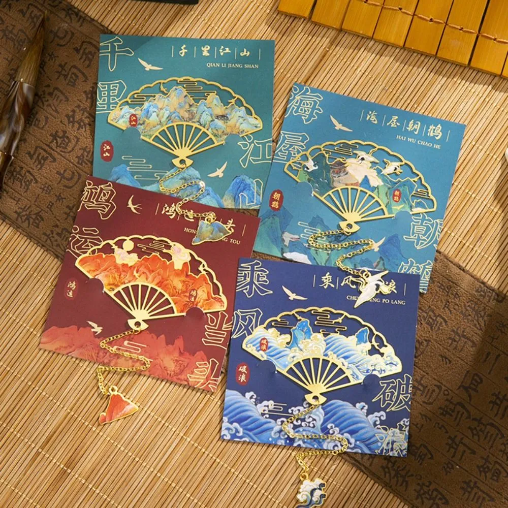 Chinese Style Brass Bookmark Tassel Pendant Retro ... - Vicedeal