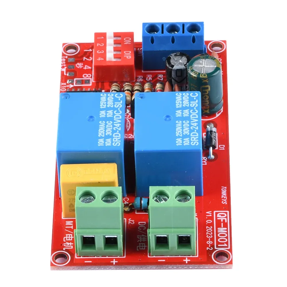 10A 5V/12V/24V DC Motor Forward and Reverse Relay Module with Timer ...