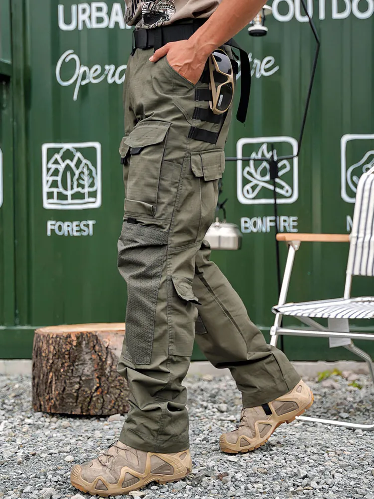 Outdoor Waterproof Tactical Cargo Pants Mens Military Training Multi Pocket Trousers Wear Resistant Straight Leg Work Pants From Homepro16 132.71 DHgate.Com