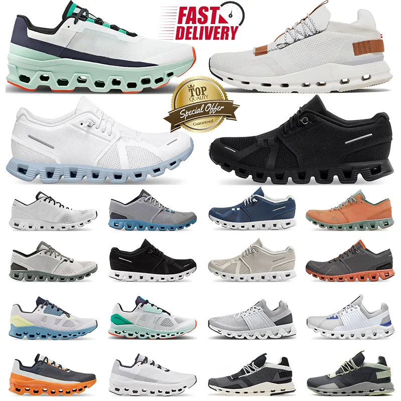 2024 cloud Casual shoes Designer mens running shoe clouds Sneakers Federer workout cross trainning shoe ash black grey Blue men women Sports trainers