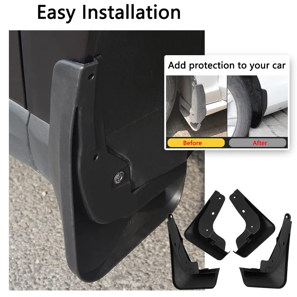 4 Stuks Spatlappen voor Toyota Yaris Cross GR 2023-2025, Geen Boren