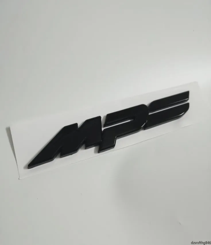 Autocollant d'autocollant arrière arrière noir pour Mazda 3 6 Axela MPS RX8 MX5 CX5 CX8 CX9 Mazdaspeed4049434