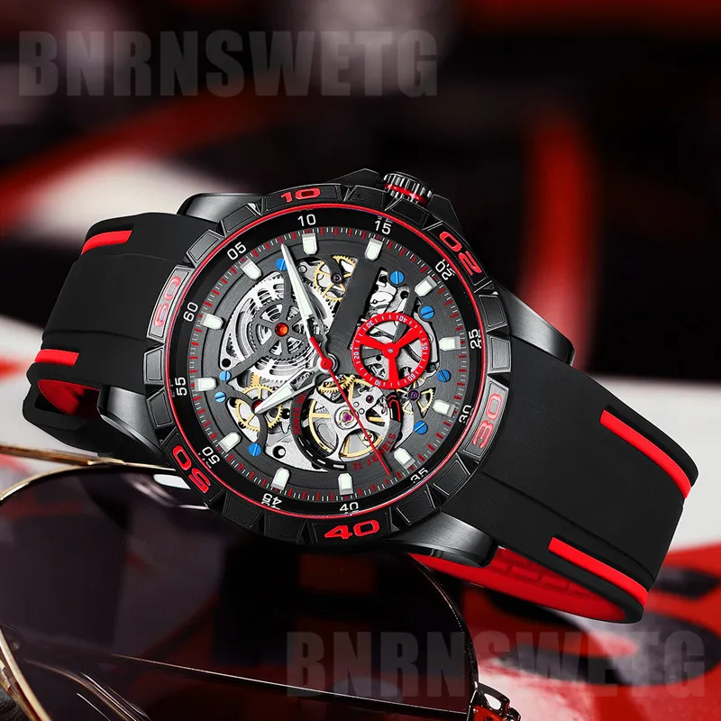 Personalized All-steel Hollow Automatic Mechanical Watch Fashion Watch For Men main image 1