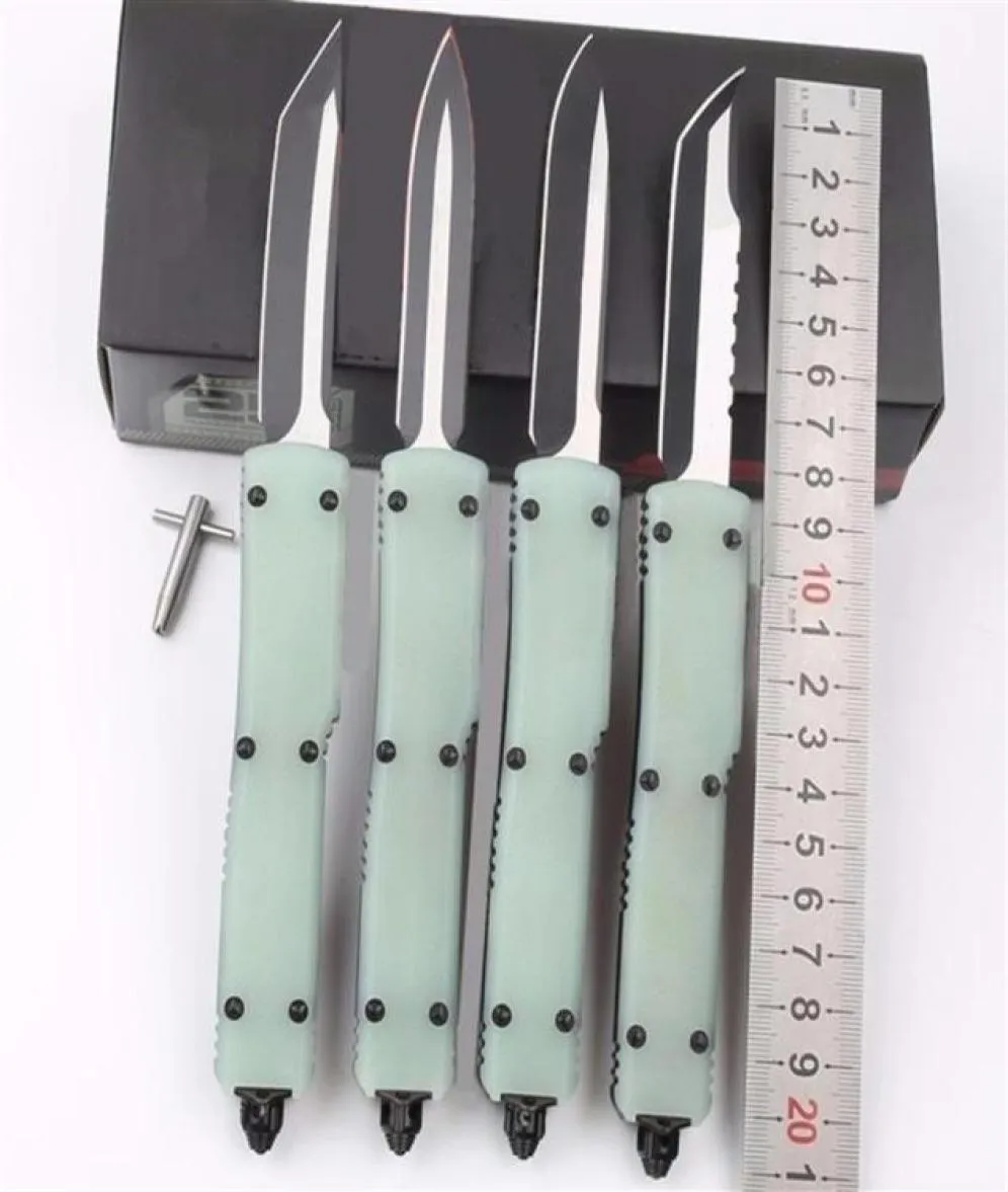 UT70 jade black G10 D2 double action self defense folding edc knife automatic knife auto knives xmas gift209J88377102347139