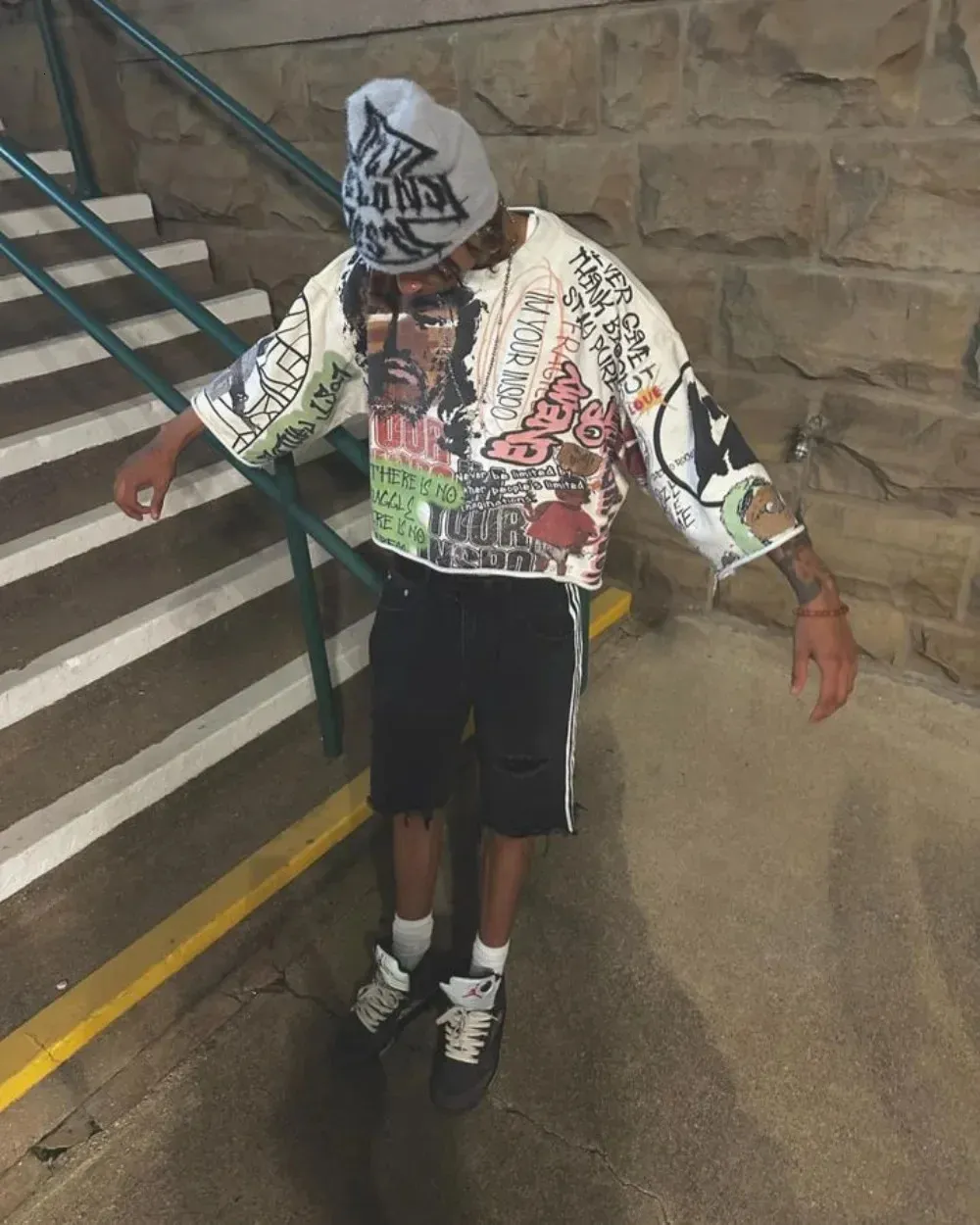 Rapper Graphic T Shirts, Hip Hop Music T Shirts Oversized Graphic