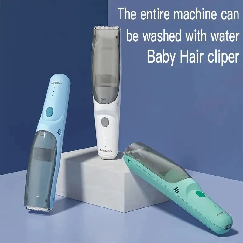 Hairabsorbing Hair Clipper Baby Electric Razor Kinderen Waterdichte volwassen huishouden 240408