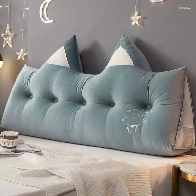 Oreiller chaises modernes lecture s esthétique de lit de chambre à coucher dossier de lit de canapé bébé lombaire cojin silla décoration