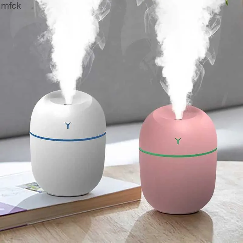 加湿器2022 New Humidificador Mini Air air humidifier Aroma Oil Diffuserポータブル加湿器LEDナイトランプ付きホームカーUSB用ポータブル加湿器