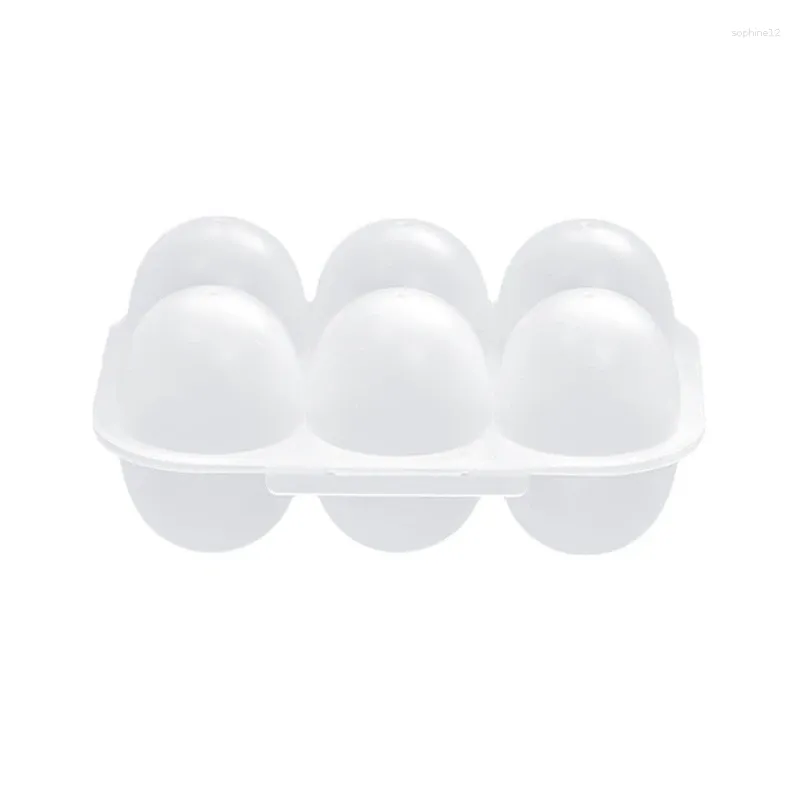 Bouteilles de rangement 6 œufs Conteneur de camping extérieur Boîte de camping durable