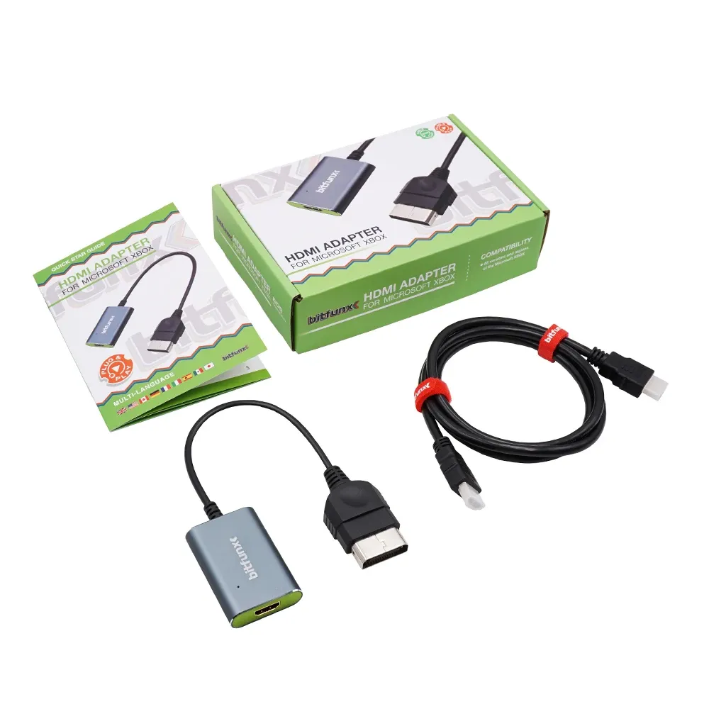 Akcesoria Adapter konwertera HDMI HDMI dla Microsoft Xbox Game Console obsługuje wyświetlanie 480p retro wideo 720p 1080i tryby