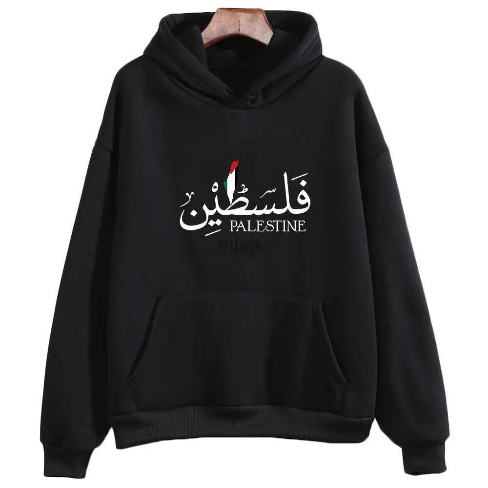 Mens Hoodies Sweatshirts Palestina Graphic Hoodie Fashion Women/men Sweatshirts Harajuku Aesthetic Hoody Classic Unisex Clothes Vintage Hooded Pullovers 240412