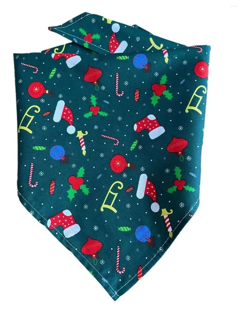 Hundkläder 120 st/Lot Special Making Christmas Pet Puppy Cat Bandanas Collar Scarf Tie Handkercheif CH10-1