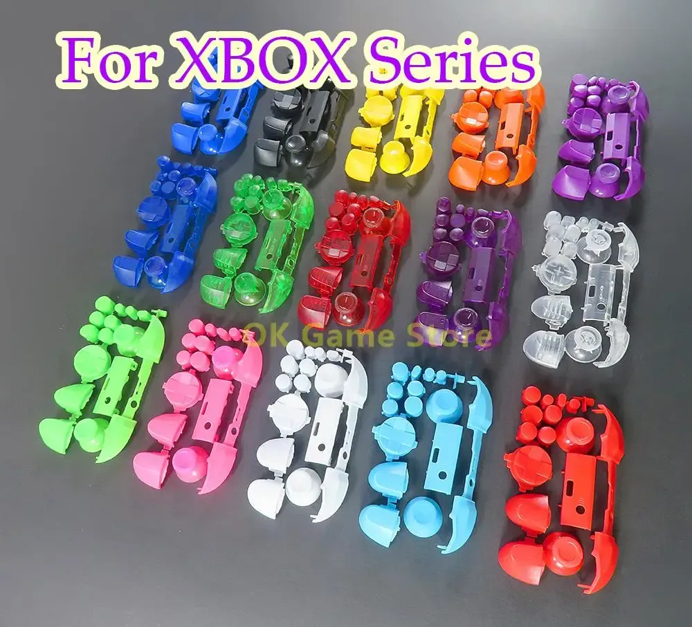 Accessoires 20Sets Full Set -knoppen Key vervanging voor Xbox -serie S X Controller LB RB LT RT BUMPERS TRIGGERS DPAD ABXY Start Back -toets