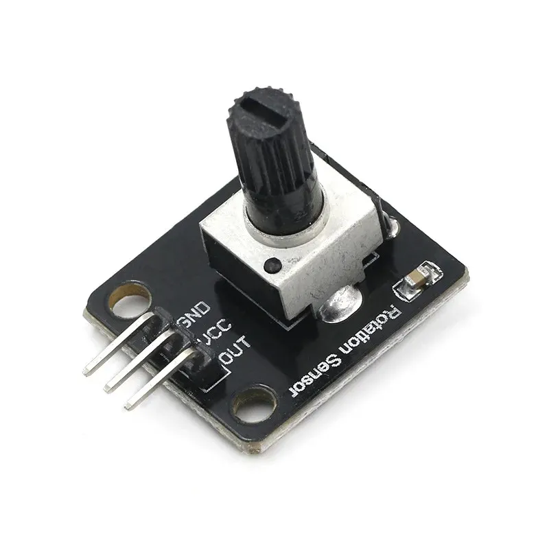 2024 360 graden roterende encodermodule roterende potentiometer analoge knopmodule voor Arduino KY-040 RV09 Rotary Encoder EC11 Knob Cap voor