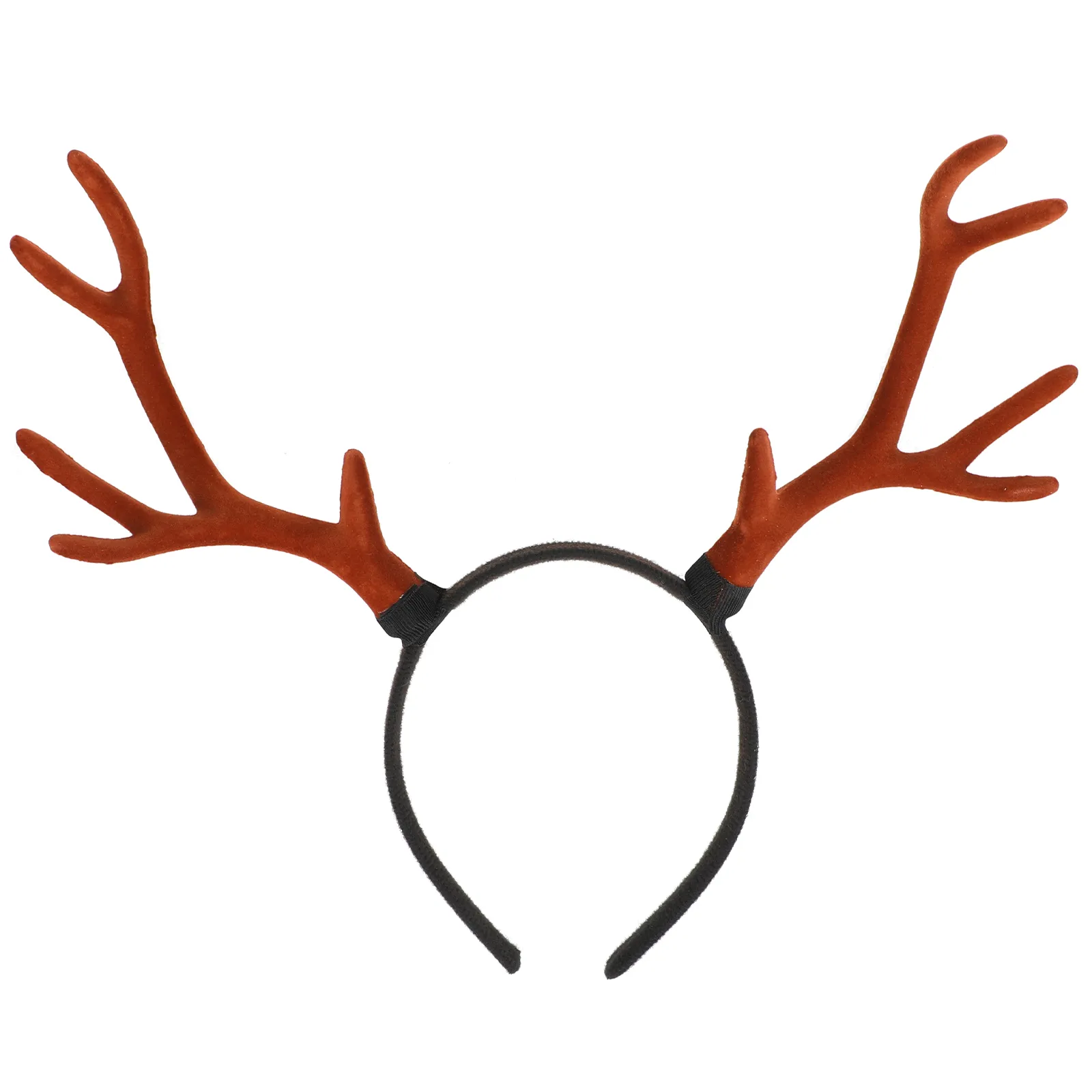Diadema Festiva Para Niños Con Cuernos De Reno Y Tocado único De Cuerno De Ciervo Para El Pelo De Navidad, Rojo