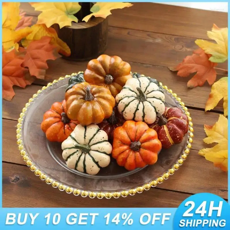 Decorative Flowers Family Party Decoration Props Smooth And Tough 8 Options Supplies Pumpkin Model 100g