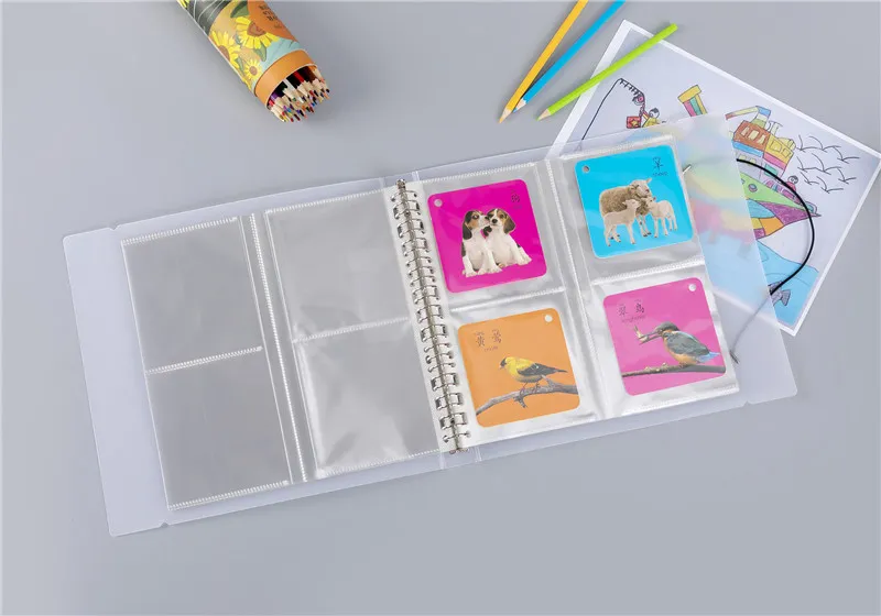 Clear Square Folder 25x25cm Photocard Binder with HD Transparent Sleeves  12x12 Card Display Book from Dhgate Filing Supplies - price 21.16