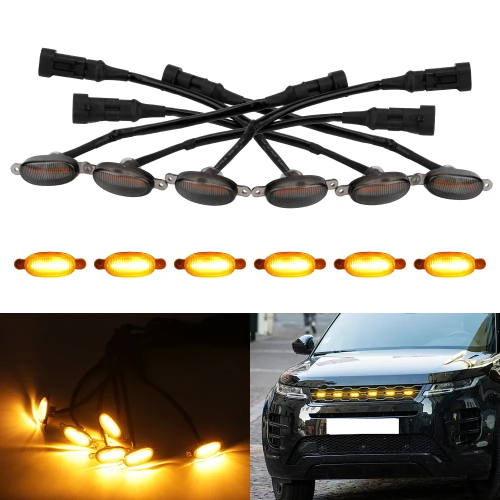 12V LED DRL Car Front Grille Lights Strobe Lamp For... From Ddmyfriend ...