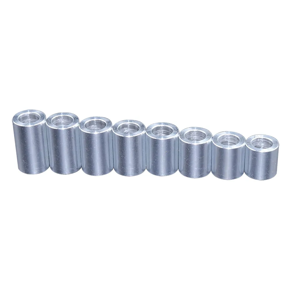 thumbnail image 2 of Goobetter M6 M8 M10 Aluminum Round Threaded Sleeve Standoff Spacers - Long Nuts Connector (10-60mm) 2 of 6